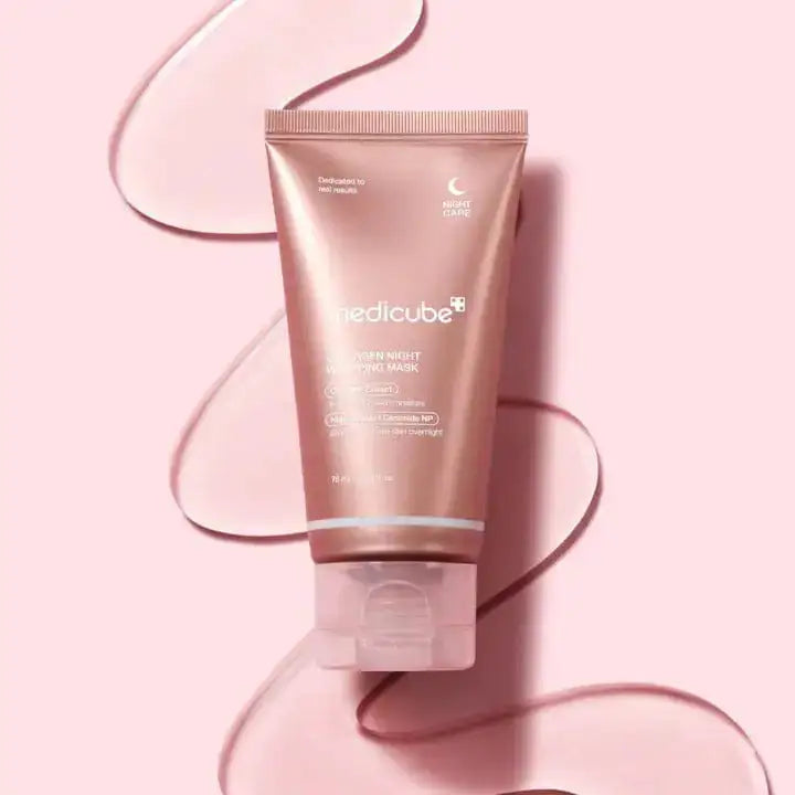 Medicube Collagen Night Mask – Hydrating & Firming Sleeping Mask (75ml) | قناع ميديكوب الليلي بالكولاجين – قناع ليلي مرطب ومشدّ للبشرة (75 مل)
